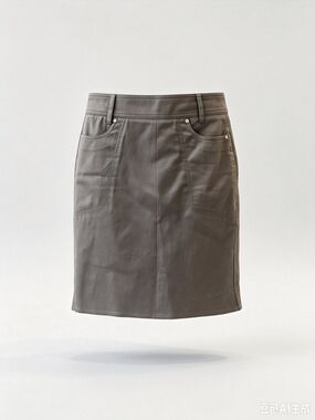 Gucci khaki mini skirt